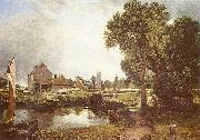 John Constable Schleuse und Muhle in Dedham Sweden oil painting artist